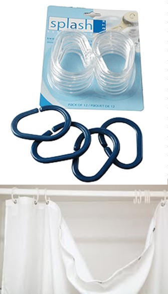 SHOWER CURTAIN RINGS